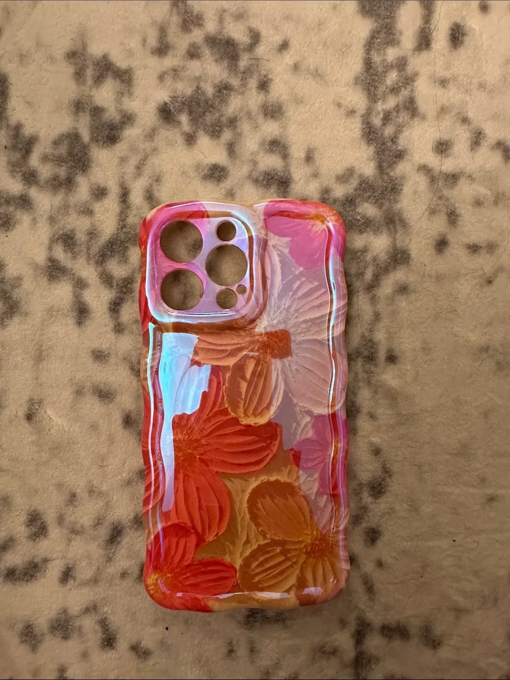 Assorted Floral and Glitter iPhone Cases - Pink, Gold, Clear